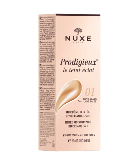 NUXE Prodigieux Nawilżający krem BB odcień 01, 30 ml