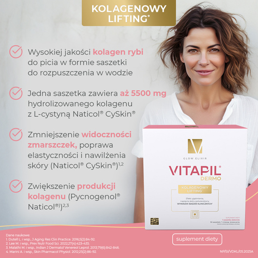 VITAPIL® DERMO Kolagenowy lifting, 30 saszetek