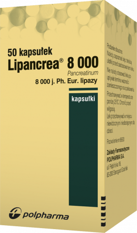 Lipancrea 8000, 50 kapsułek