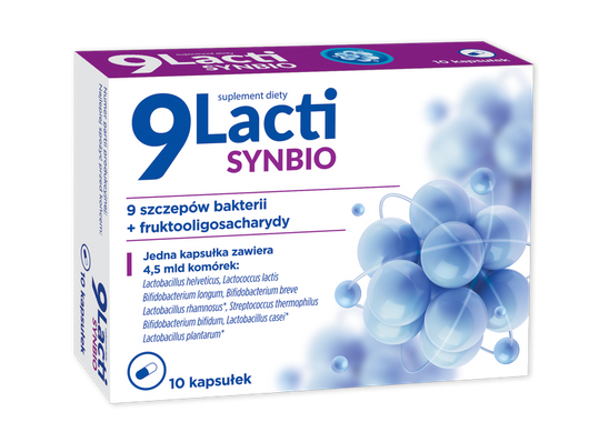 9 LACTI SYNBIO x 10 kapsułek
