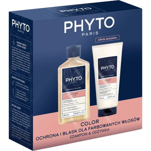 Phyto Color Zestaw Szampon 250 ml + Odżywka 175 ml
