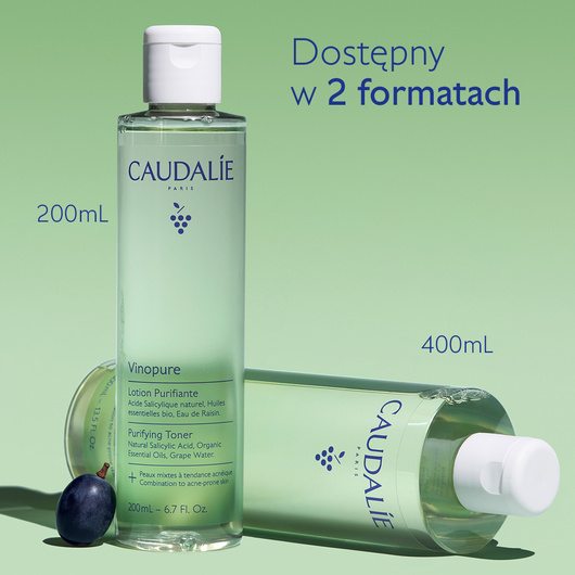 Caudalie Vinopure Tonik oczyszczający, 400 ml
