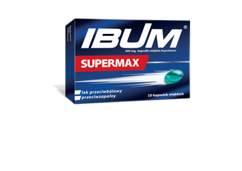 IBUM SUPERMAX 600mg x 10 kapsułek miękkich