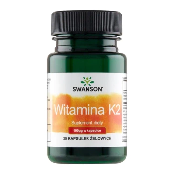 Swanson Witamina K2 100 µg, 30 kapsułek
