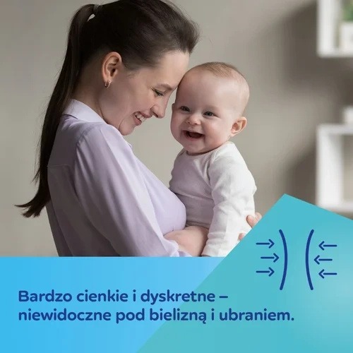 Canpol babies Oddychające ultrachłonne czarne wkładki laktacyjne 3D, 60 sztuk