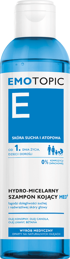 Emotopic Med+ Hydro-micelarny szampon kojący, 250 ml