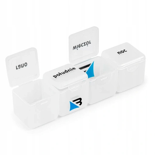 Balanssen Kasetka dzienna na leki, 4 przegródki na dobę