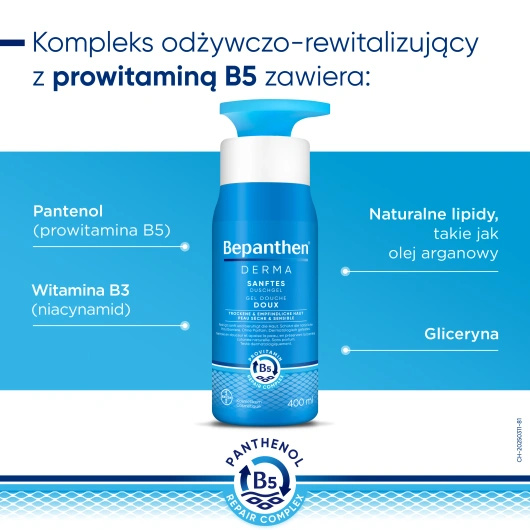 Bepanthen Derma Żel do mycia ciała, 400 ml