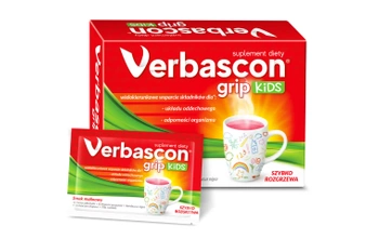 Verbascon Grip Kids, 10 saszetek do rozpuszczania