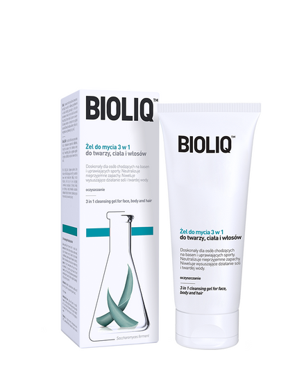 Bioliq Clean Żel do mycia 3w1 do twarzy, ciała i włosów, 180 ml 