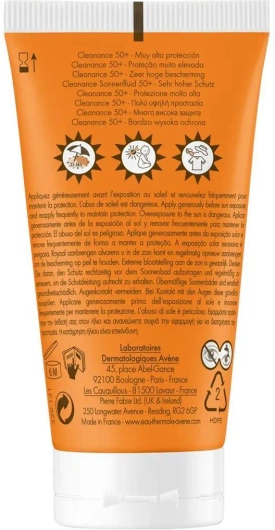 AVENE EAU THERMALE Cleanance Koloryzujący Krem Przeciw Niedoskonałościom SPF 50+, 50 ml