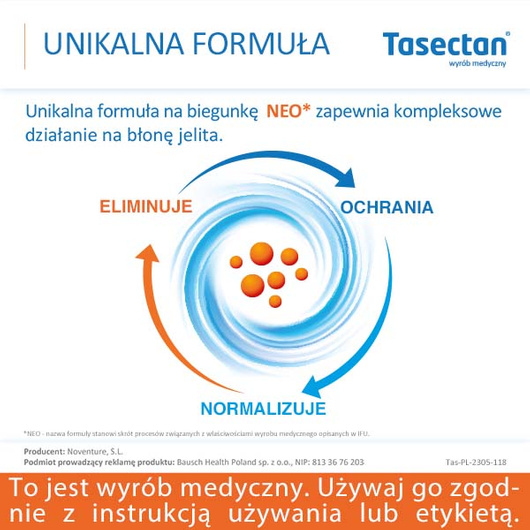 Tasectan 500 mg, 15 kapsułek