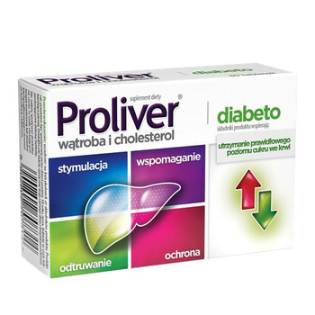 Proliver Diabeto, 30 tabletek