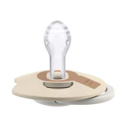 Lovi Prime Smoczek dynamiczny 6-18m Ivory Glow/Blush Glow​, 2 sztuki