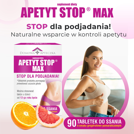 APETYT STOP MAX x 90 tabletek do ssania