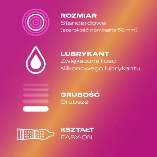 Durex Pleasuremax Prezerwatywy z wypustkami i prążkami, 3 sztuki