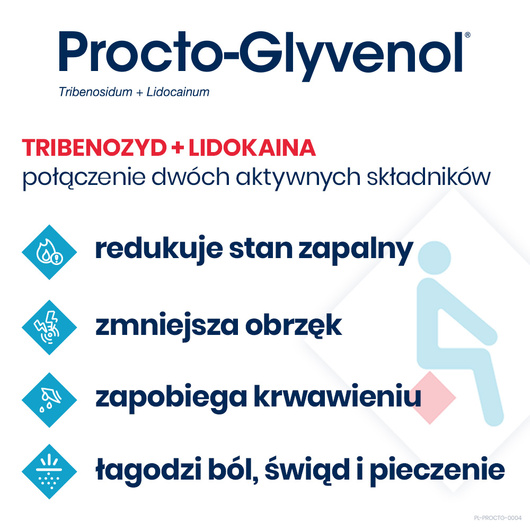 PROCTO-GLYVENOL, 10 czopków