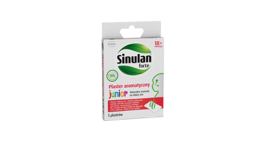 Sinulan Forte Junior Plastry aromatyczne, 5 sztuk
