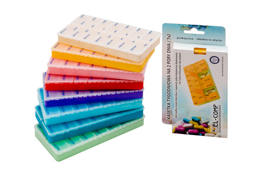 El-Comp Kasetka tygodniowa na 2 pory dnia