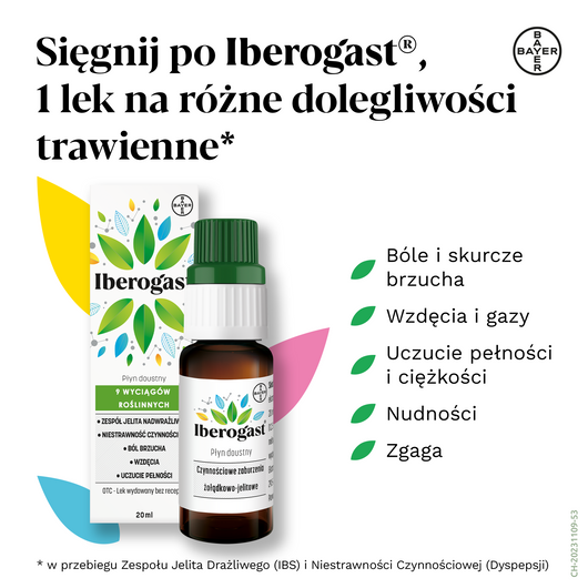 Iberogast Krople doustne, 20 ml 