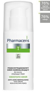 PHARMACERIS T Przeciwtrądzikowy krem na dzień 50 ml