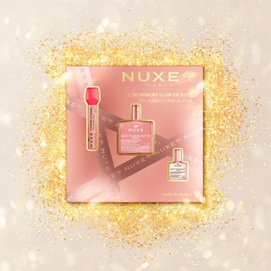 Nuxe The Infinite Glow in Pink Zestaw Świąteczny 