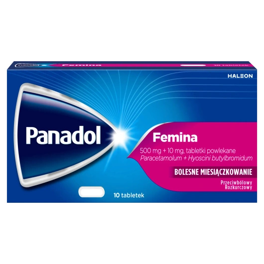 Panadol Femina, 10 tabletek powlekanych