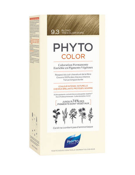 PHYTO COLOR 9.3 Farba do włosów, Bardzo Jasny Złoty Blond