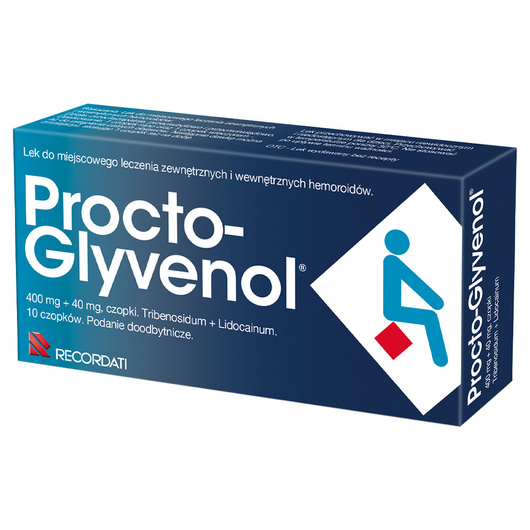 PROCTO-GLYVENOL, 10 czopków