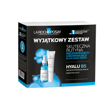 LA ROCHE-POSAY Zestaw Hyalu B5 Serum 30ml + Krem pod oczy Hyalu B5 15ml