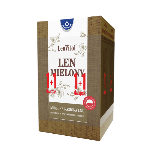 LenVitol Len mielony zestaw, 200+200g