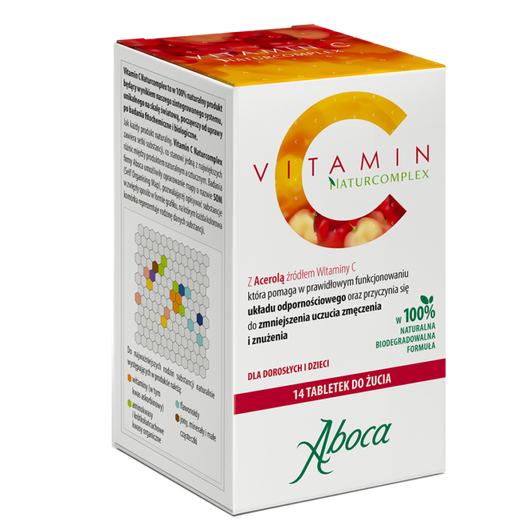 Vitamin C Naturcomplex, 14 tabletek do żucia