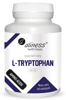 Aliness L-Tryptophan 500 mg, 100 kapsułek