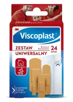 VISCOPLAST ZESTAW UNIWERSALNY plastry x 24 sztuki