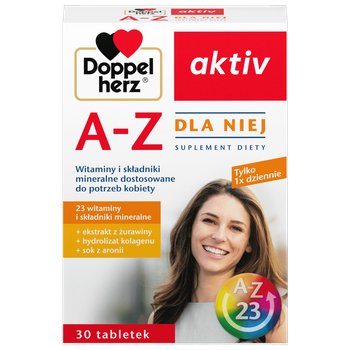 DOPPELHERZ AKTIV A-Z DLA NIEJ, 30 tabletek