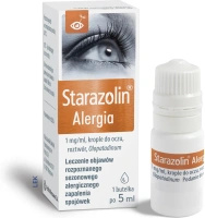 STARAZOLIN ALERGIA krople do oczu 1mg/ml, 5ml