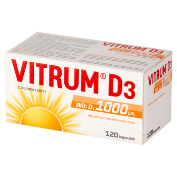 Vitrum D3 1000, 120 kapsułek