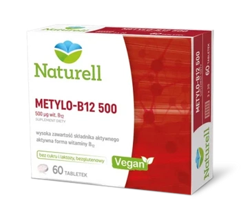 NATURELL Metylo B-12 500,  60 tabletek