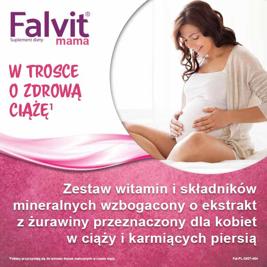 Falvit®mama witaminy dla kobiet w ciąży i matek karmiących, 60 tabletki
