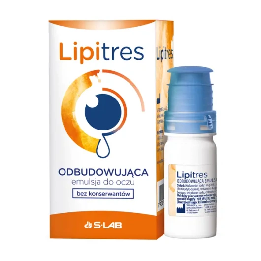 Lipitres Odbudowująca emulsja do oczu, 10 ml