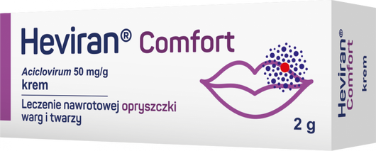 Heviran Comfort krem 50mg/g*2g (tuba)