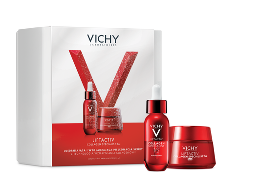 Vichy Liftactiv Collagen Specialist 16 Zestaw Krem na dzień + Serum