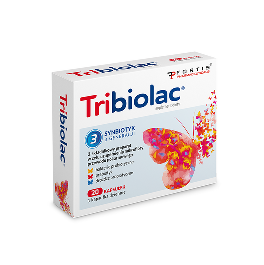 Tribiolac, 20 kapsułek twardych