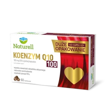 NATURELL KOENZYM Q10 100, 60 kapsułek