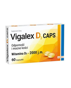 Vigalex D3 Caps 2000 j.m. kapsułki miękkie *60