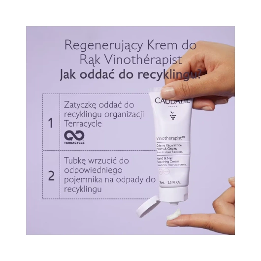 CAUDALIE VINOTHERAPIST Regenerujący Krem do rąk i paznokci, 75ml