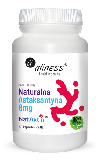 Aliness Nat-Axtin™ Naturalna Astaksantyna 8 mg, 60 kapsułek