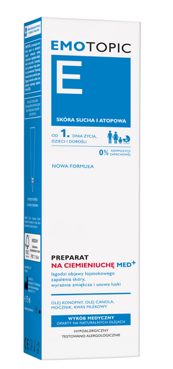 EMOTOPIC Preparat na ciemieniuchę MED+ 75ml