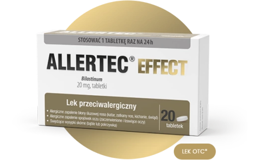 Allertec Effect 20 mg, 20 tabletek 