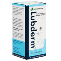 Lubderm Dermatologiczna emulsja do mycia twarzy i ciała, 150 ml